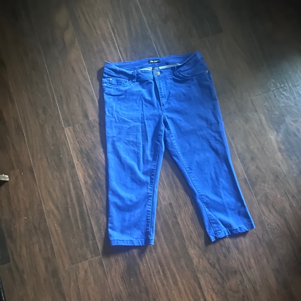 Blue Capri Pants